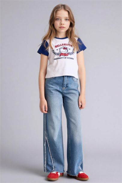 Hello Kıtty Fıtted Ribana Tişört Kız Çocuk