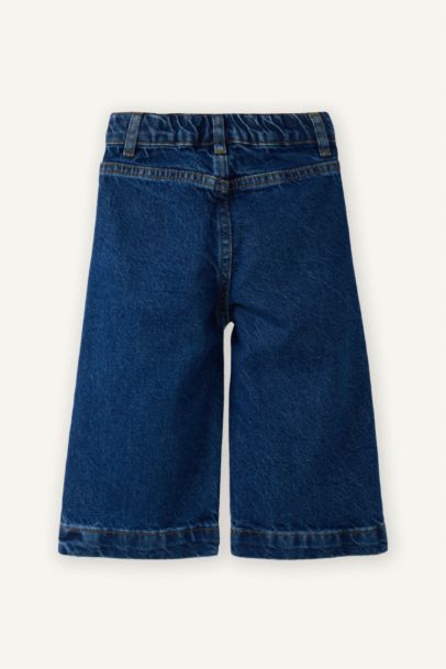 بنطرون جينز بناتي وايد ليج