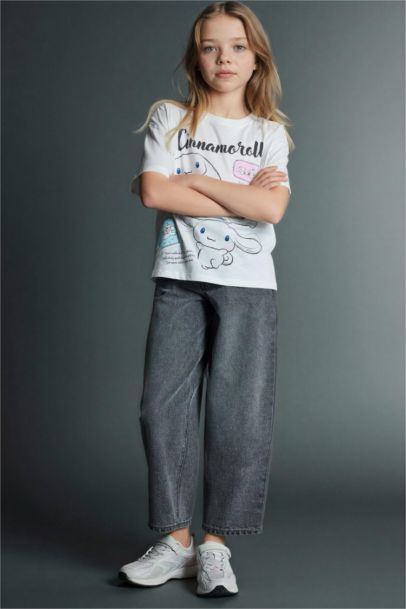 تيشيرت بناتي قصة مريحة من هيلو كيتي