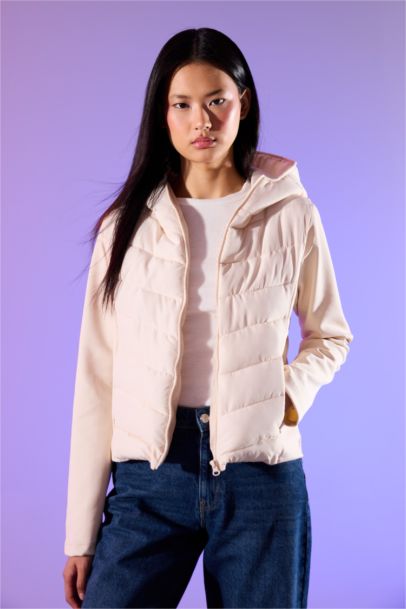 Windproof Regular Fit Puffer Jacket