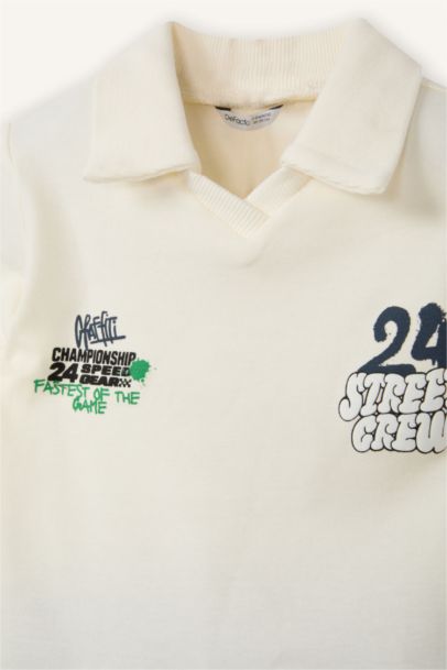 Baskılı 2'li Takım Erkek Bebek