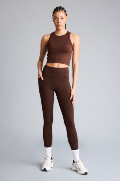 High Waist Ankle Length Leggings