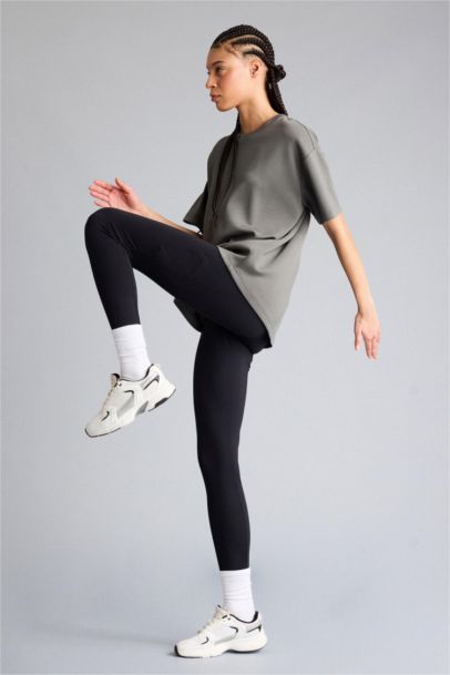 High Waist Ankle Length Leggings