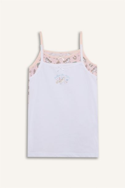 اندر شيرت بناتي قصة عادية وطبعة يونيكورن - قطعتين