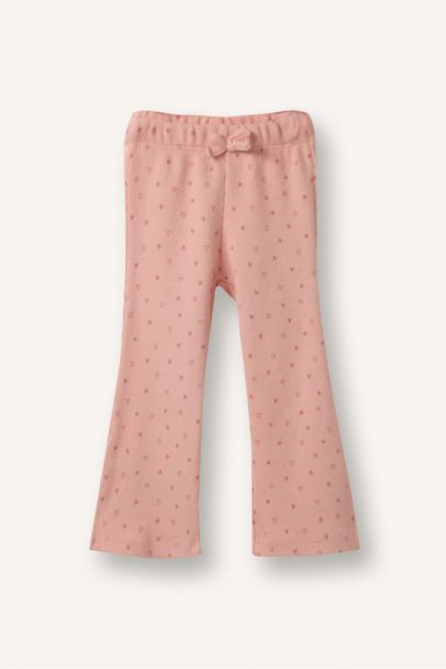 2'li Takım Desenli Sweatshirt Alt Kız Bebek