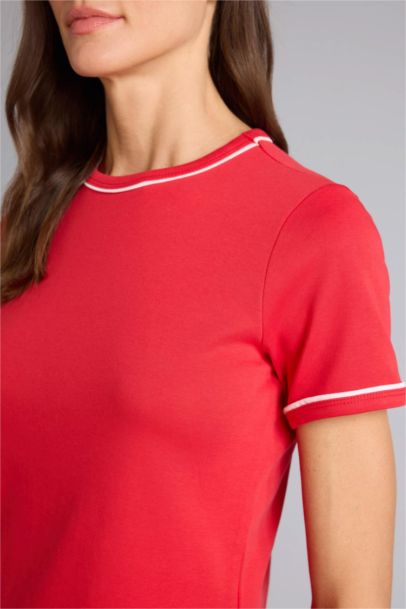 Regular Fıt Bisiklet Yaka Basıc Düz Kısa Kollu Tişört