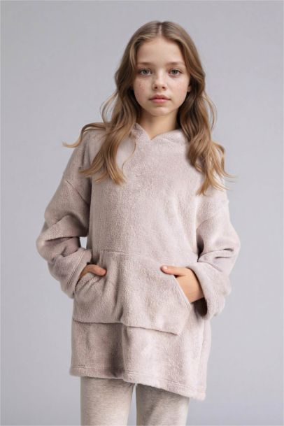 فستان بناتي قطيفة قصة عادية