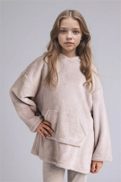 فستان بناتي قطيفة قصة عادية