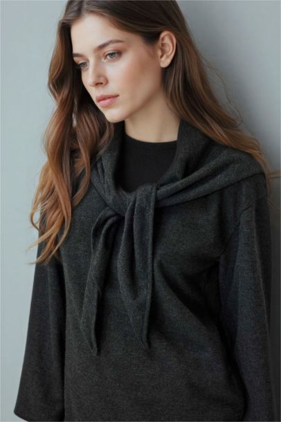 Regular Fıt Uzun Kollu Tunik