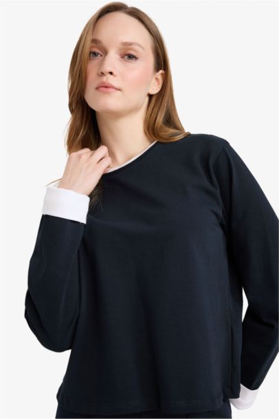 Loose Fit Long Sleeve Tunic