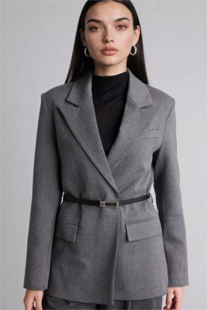 Regular Fit Jacket Collar Blazer