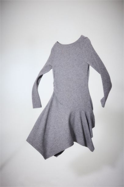 Mini Robe à manches longues et col rond