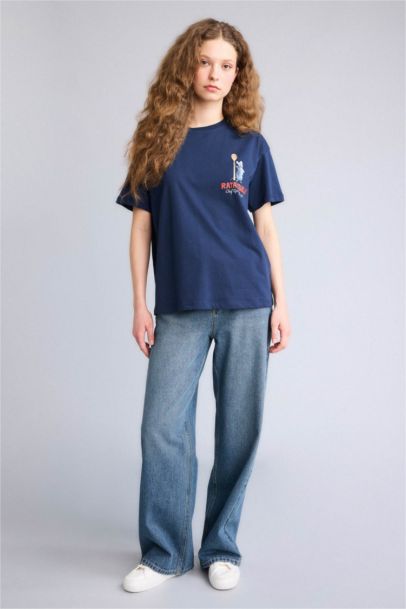 Ratatouille Oversıze Sırt Baskılı Tişört