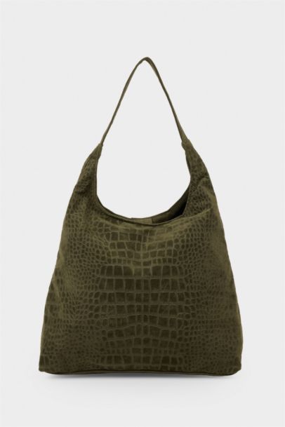 Kadın Süet Omuz Çantası