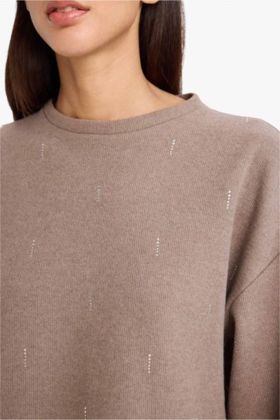 Relax Fit Crew Neck Long Sleeve T-Shirt