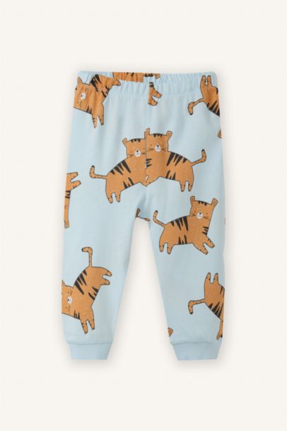 Kaplan Desenli 2'li Pijama Takımı Erkek Bebek