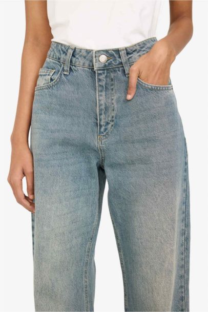 Straight Wide High Waist Long Jeans