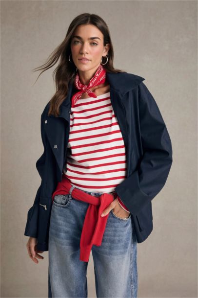 Regular Fıt Dik Yaka Trençkot