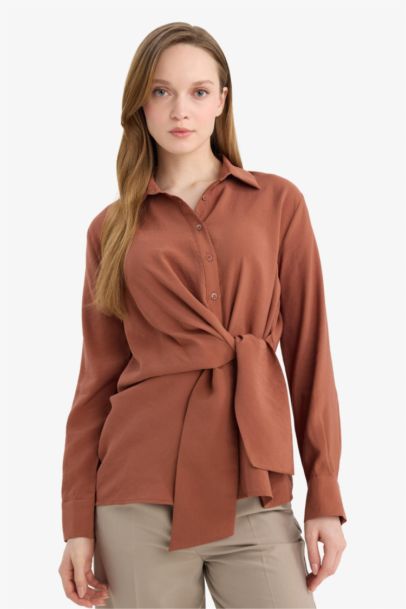 Relax Fit  Modal Long Sleeve Shirt