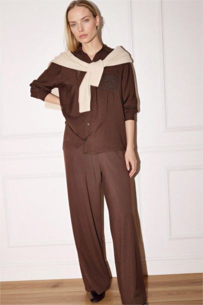 Wide Leg Trousers