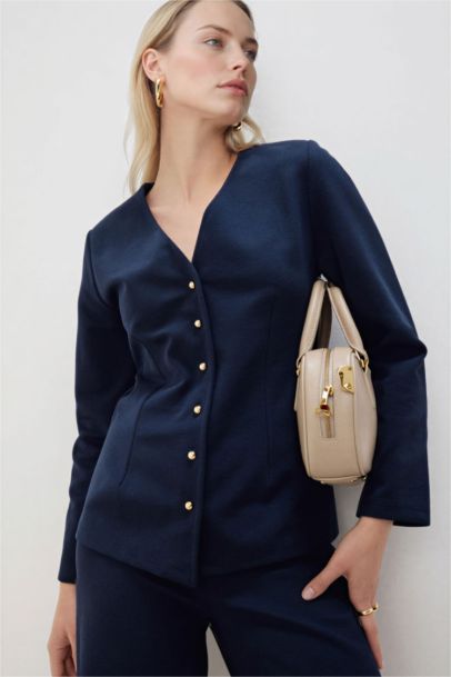 Regular Fit V-Neck Cardigan