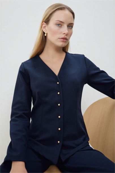 Regular Fit V-Neck Cardigan