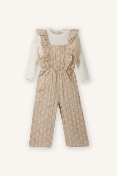 Çiçekli Müslin 2'li Takım Kız Bebek