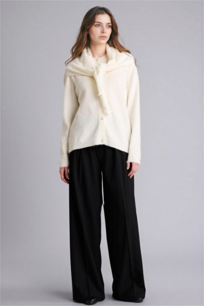 Atkılı Triko Hırka