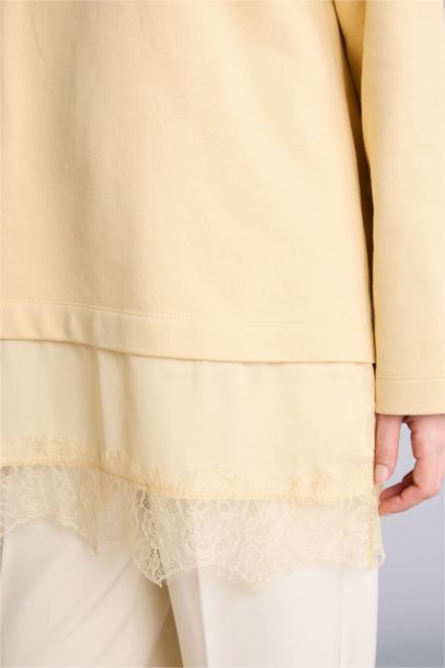 Regular Fıt Bisiklet Yaka Sweatshirt Tunik