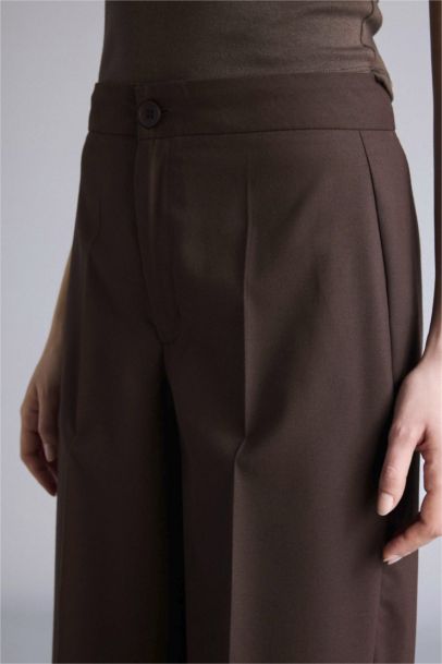 Wıde Leg Standart Boy Pantolon