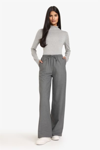 Straight Fit Normal Waist Standard Length Trousers