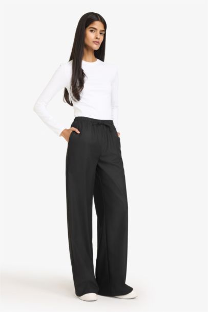Straight Fit Normal Waist Standard Length Trousers