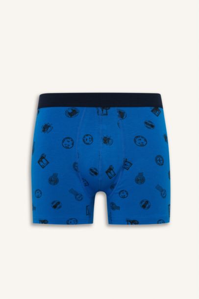 Regular Fıt Desenli 3'lü Boxer