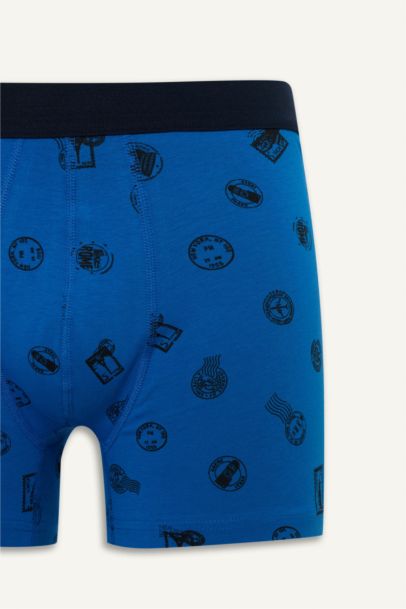 Regular Fıt Desenli 3'lü Boxer