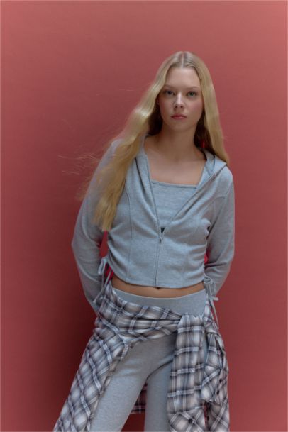 Kapüşonlu Ribana Hırka