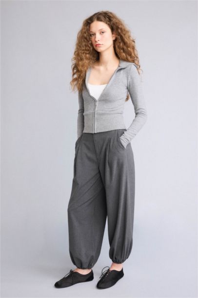 Balloon Fit Double Pocket Trousers