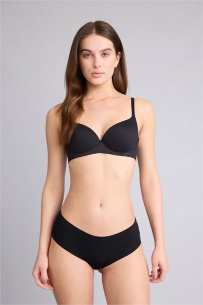 Micro Kaplı Yarım Dolgulu Balensiz Tişört Bra