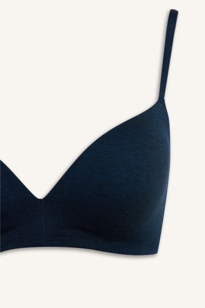 Pamuklu Kaplı Pedli Balenli 2'li Tişört Bra