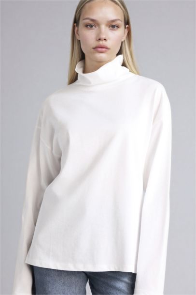 Relax Fıt Yarım Balıkçı Yaka Premium Tişört