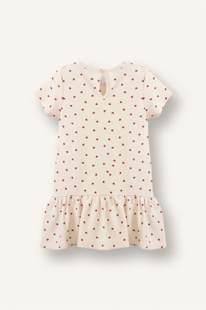 Desenli Elbise Kız Bebek