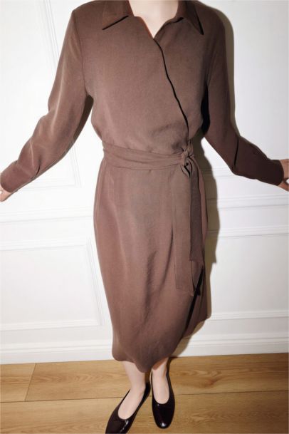 Relax Fit Shirt Collar Dress