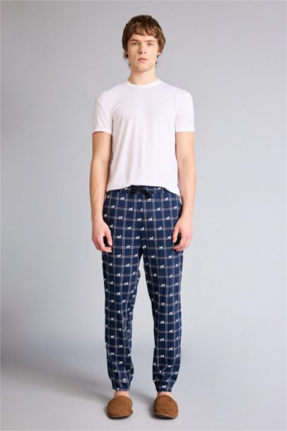 Regular Fit Printed Knitted Bottoms