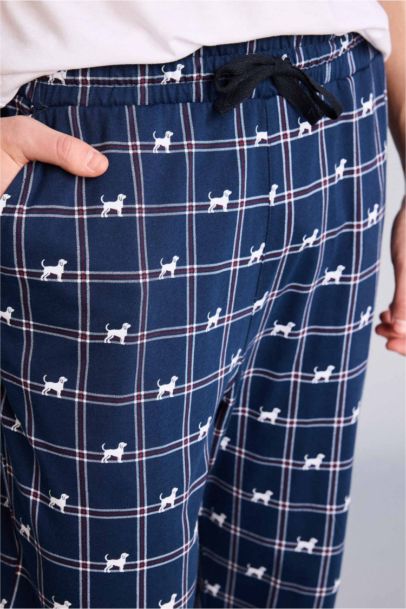 Regular Fit Printed Knitted Bottoms