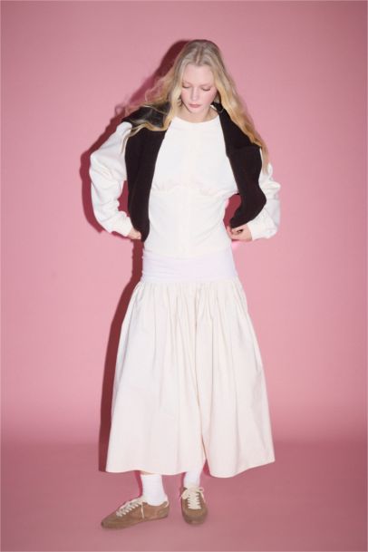 Slim Fit Crew Neck Thick Sweatshirt Fabric Cardigan