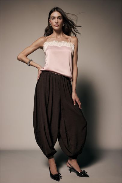 Regular Fit Strappy Sleeveless Blouse