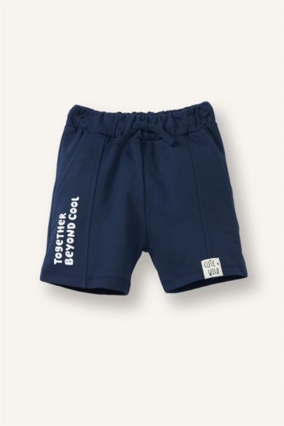 Baskılı Şort Erkek Bebek