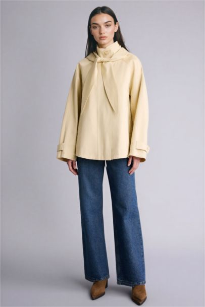 Regular Fit Cotton Trenchcoat