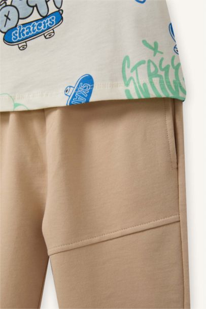 Kaykay Baskılı 2'li Takım Erkek Bebek