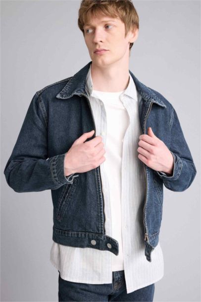 Regular Fıt Pamuklu Ceket