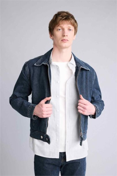 Regular Fıt Pamuklu Ceket